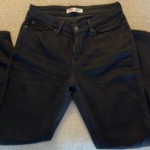 Levi Strauss mid-rise skinny jeans